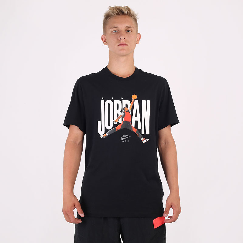 мужская черная футболка Jordan Short-Sleeve Crew CJ6304-010 - цена, описание, фото 1